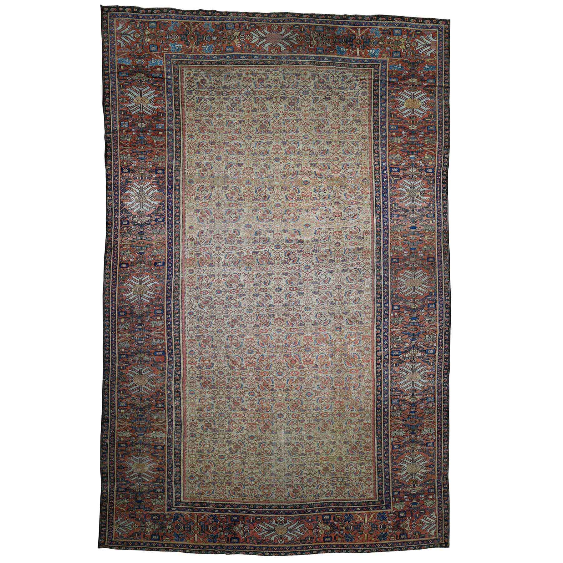 Casual Wool Hand-Knotted Area Rug 12'0